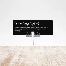 Price Sign Spikes