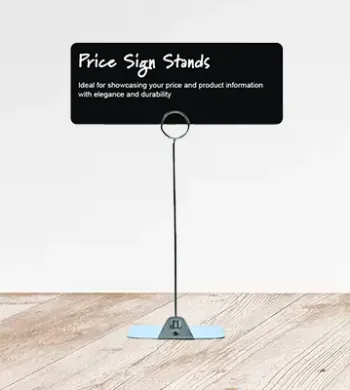 Price Sign Stands