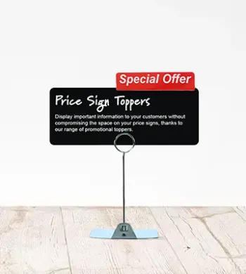 Price Sign Toppers