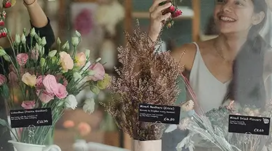 Price Sign Printers - Price Sign examples in a florists