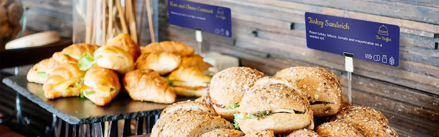 Price Sign Printers - Price Sign examples in a sandwich shop