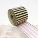 30m Continuous Label Roll (Pink Stripe)