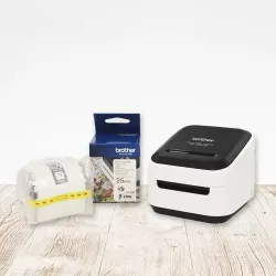 Brother VC-500W Label Printer Bundle