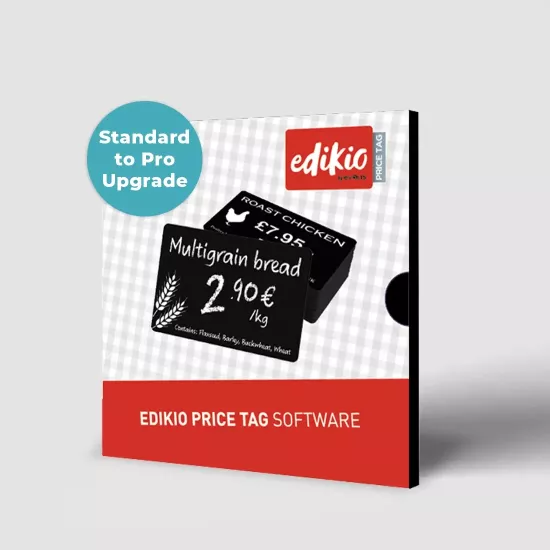 Edikio Price Tag Software (Standard to Pro Edition Upgrade)