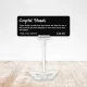 Acrylic Price Sign Stands (Pack of 25)