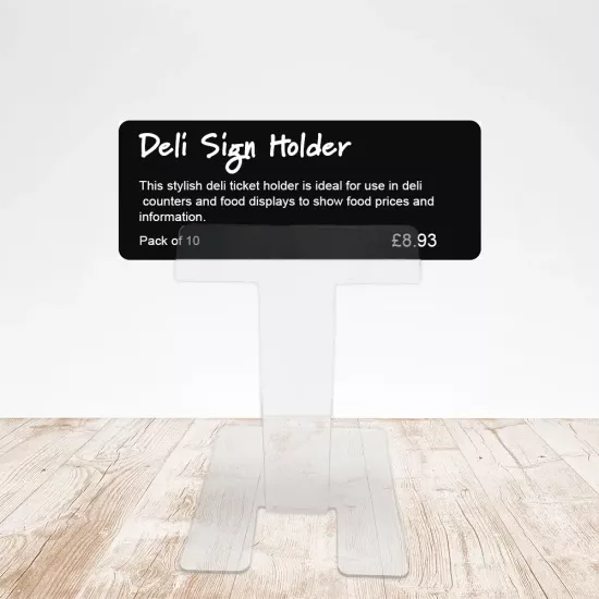Deli Price Sign Holder (Pack of 10)