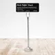 High Metal Buffet Price Sign Stands (Pack of 5)