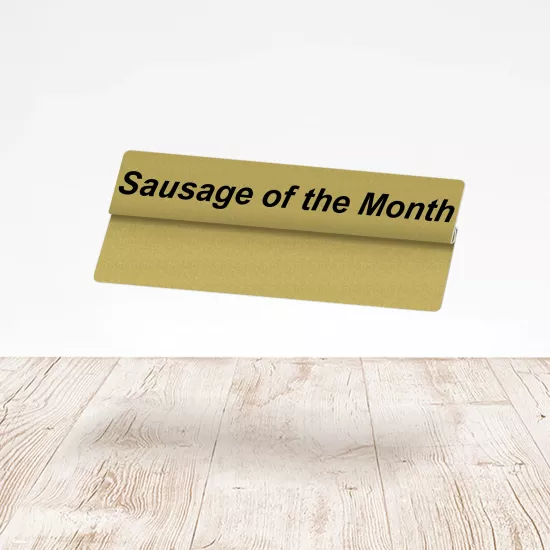 Sausage Of The Week/Month Toppers (Pack of 10)